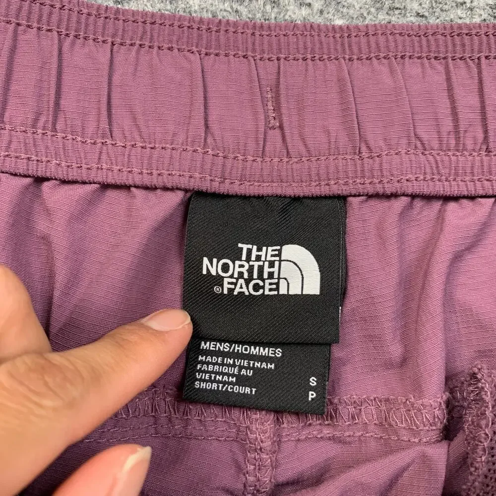 The North Face Shorts Mens Small Violet Action Flashdry Drawstring Active Hiking